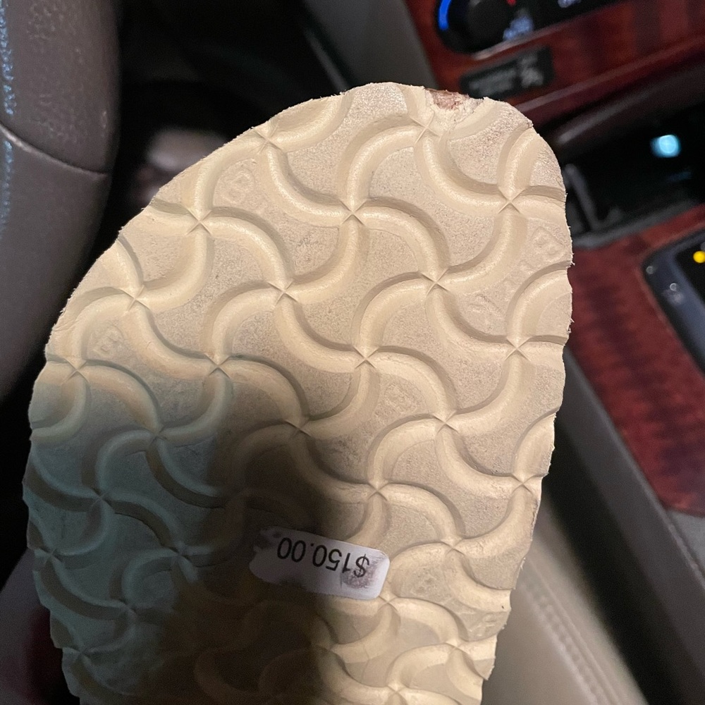 Piece/Chunk Missing From Birkenstock! - image 1